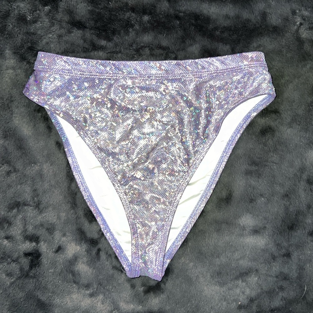 Iheartraves Purple Metallic Bottoms